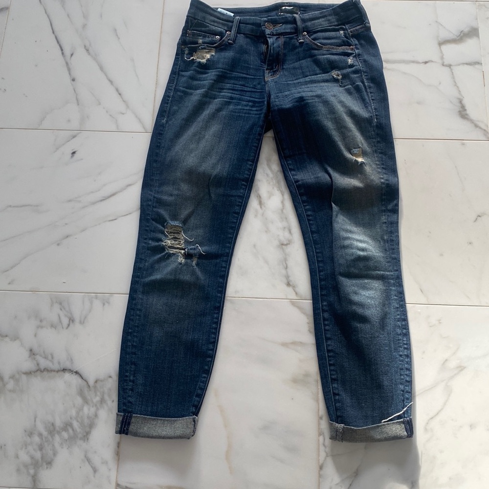 Mother jeans in dark denim